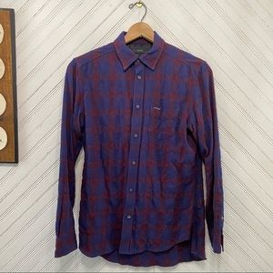 Diesel Checkered Plaid Button Down Shirt